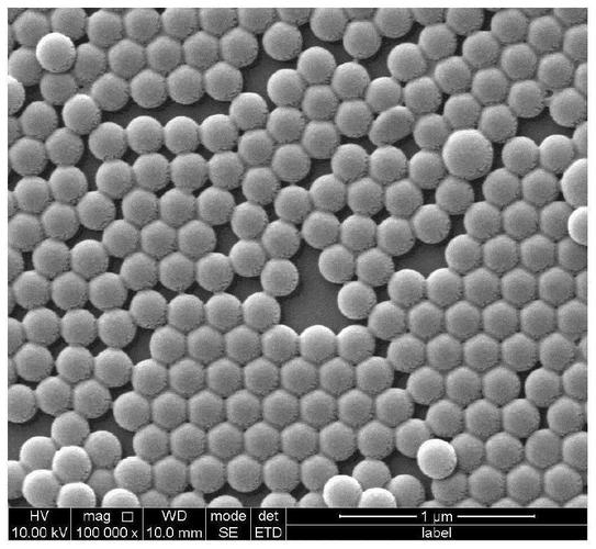cn110527096a_环氧基团修饰表面的有机硅核壳结构材料及其制备方法在
